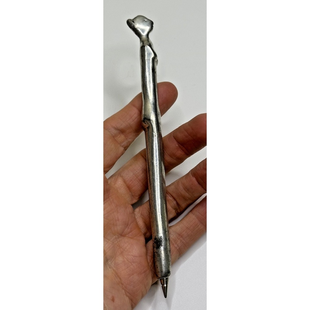 Carrol Boyes Pewter Lady Shape Nude Woman Ink Pen S‎ Africa Anthropomorphic